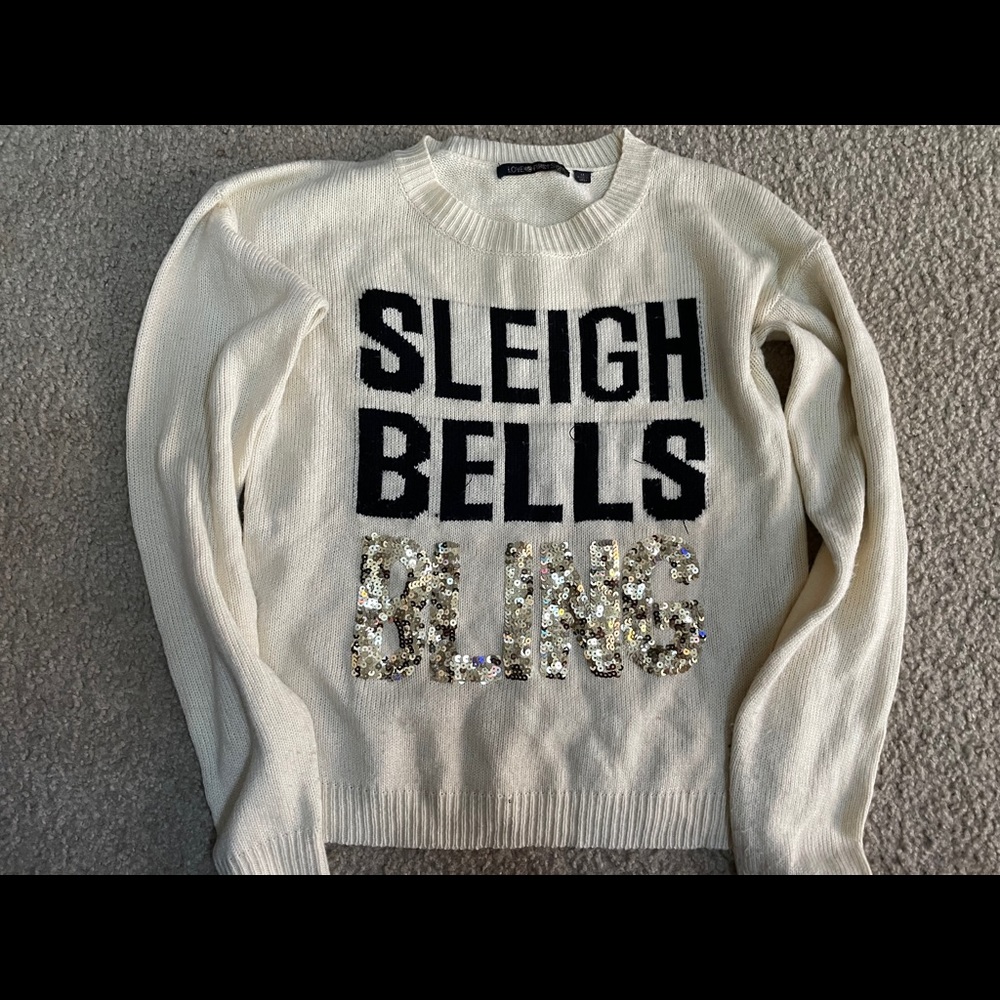 Sleigh Bell Blings sweater